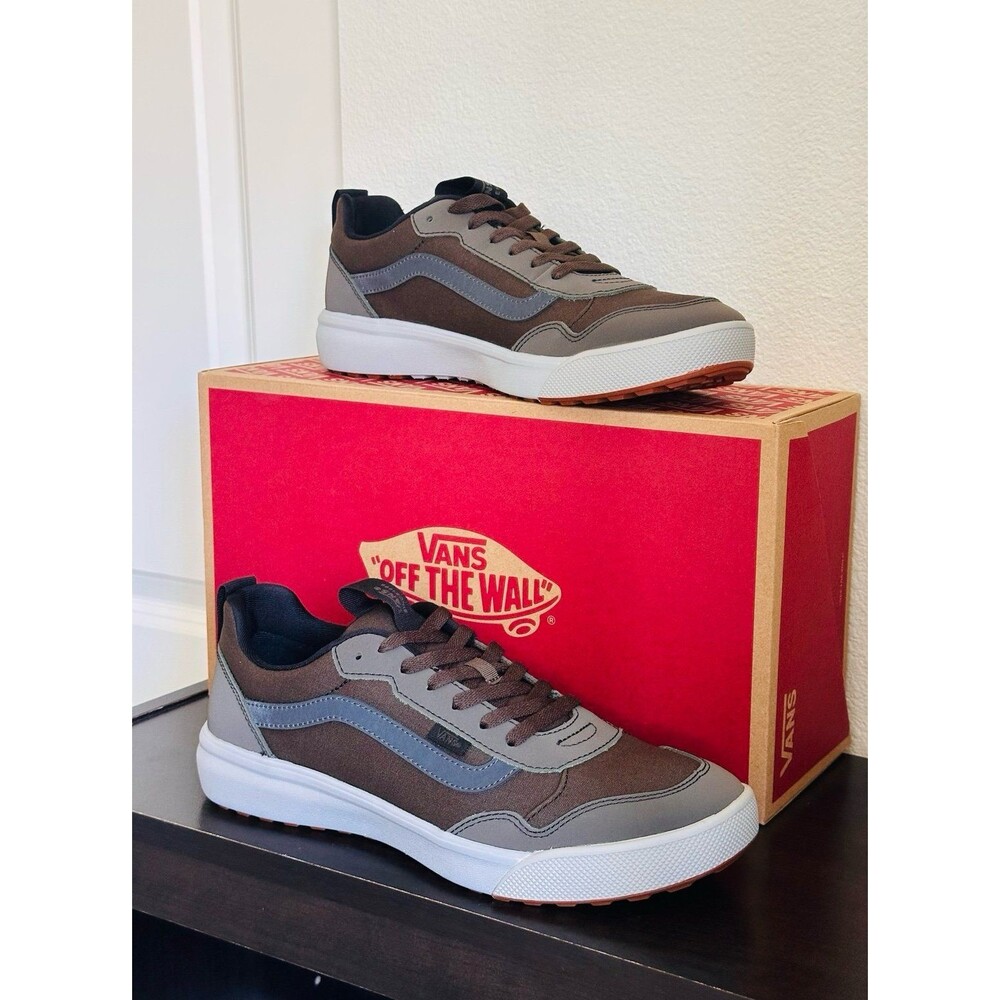 Vans Range EXP Reflective Coal Brown Men's Size 11.5 Low Top Sneaker NWT